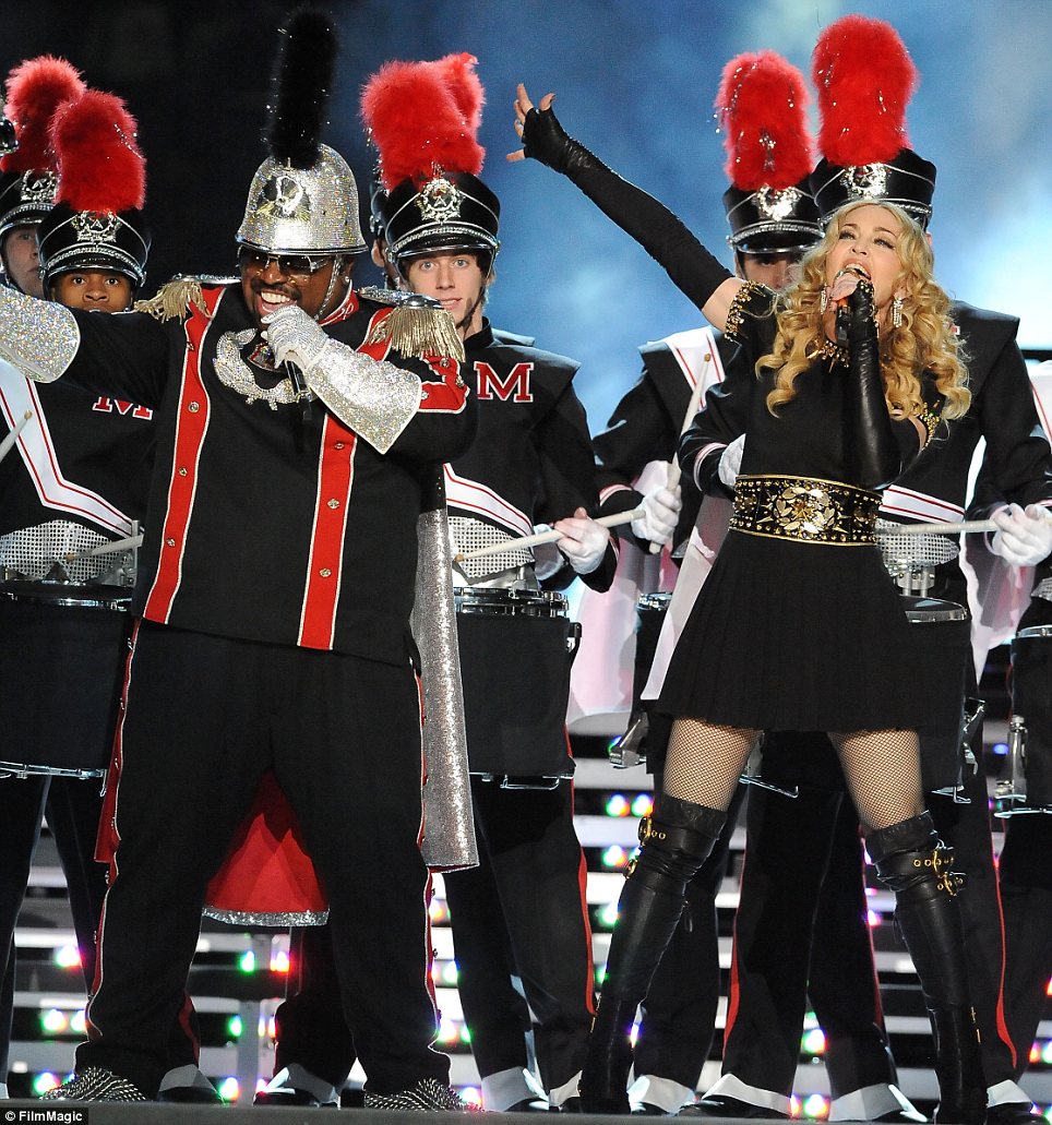 Madonna Superbowl 2012 by Christian Cordella