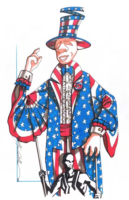 USA Theme Park costume by Christian Cordella