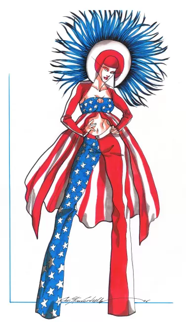 USA Theme Park costume by Christian Cordella