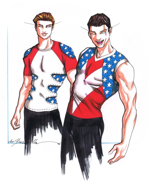 USA Theme Park costume by Christian Cordella